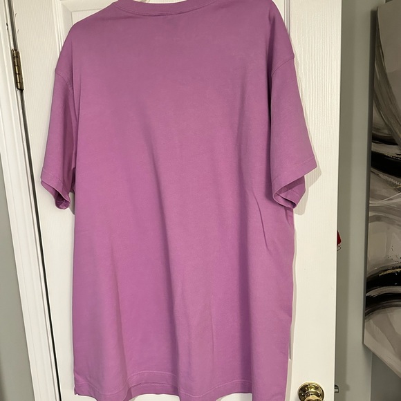 Nike Womens Fuchsia Glow Plus Size  Cotton T-Shirt Dress Material : 100% COTTON - Picture 5 of 10